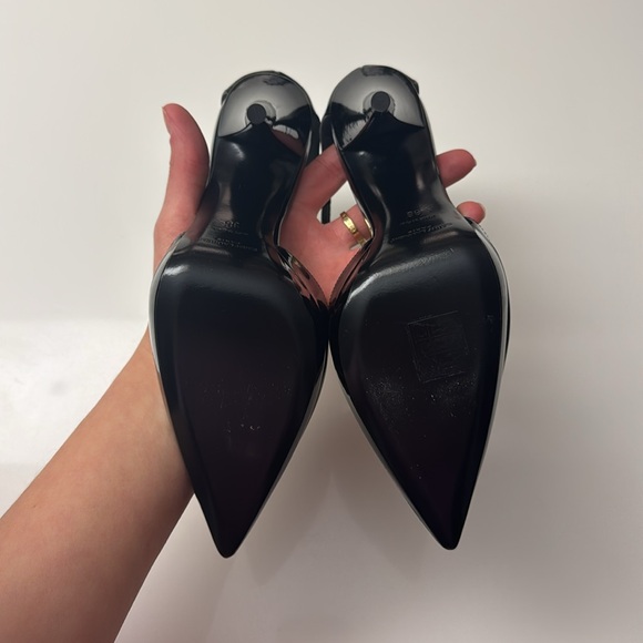 Zizi Black Patent Leather Ankle Strap Pump - Picture 11 of 11